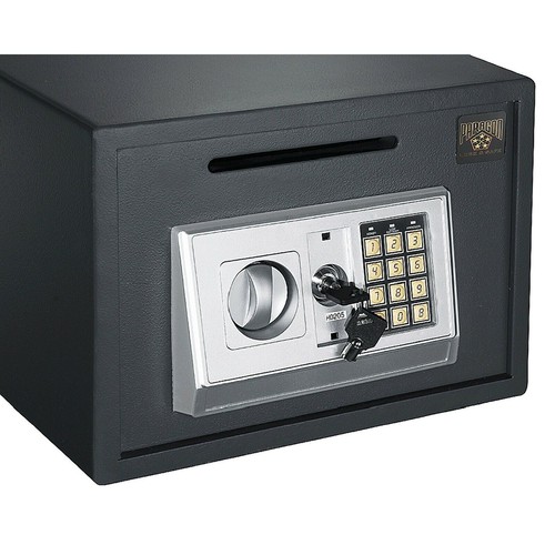 Electronic Depository Safe Drop Box Deposit Cash Easily with Keypad and 2 Keys - Picture 9 of 12