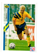 Upper Deck World Cup USA 1994 Klas Ingesson Sweden National Team Card # 89     