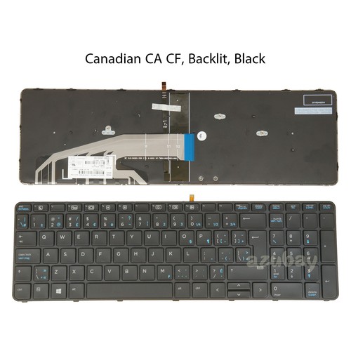 Laptop Keyboard for HP Probook 450 G3 G4, 455 G3 G4, 470 G3 G4 Black Backlit /No - Picture 20 of 20