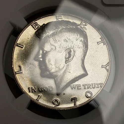 1970-D 50c Kennedy Half Dollar - Almost Proof-Like - NGC MS 63 - SKU-X3039