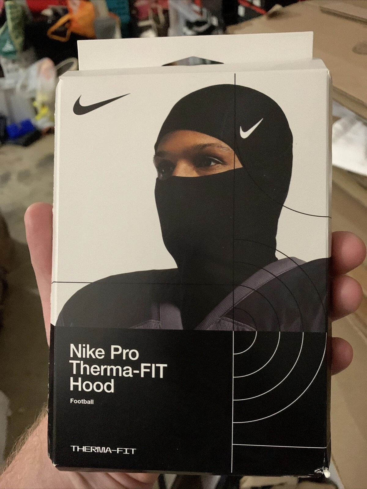 Nike Pro Therma-Fit Hyperwarm Hood Ski Mask Football OSFM Black Shiesty