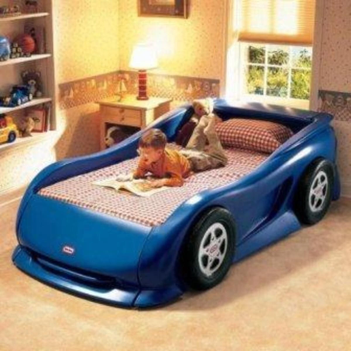 Car toddler bed sales little tikes
