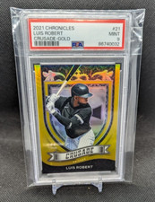 PSA 9 Luis Robert #09/10 2021 Panini Chronicles Crusade Gold Parallel 21