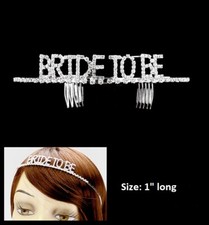 Bride to be Wedding Cocktail Crystal Rhinestone Headband Crown Party Tiara