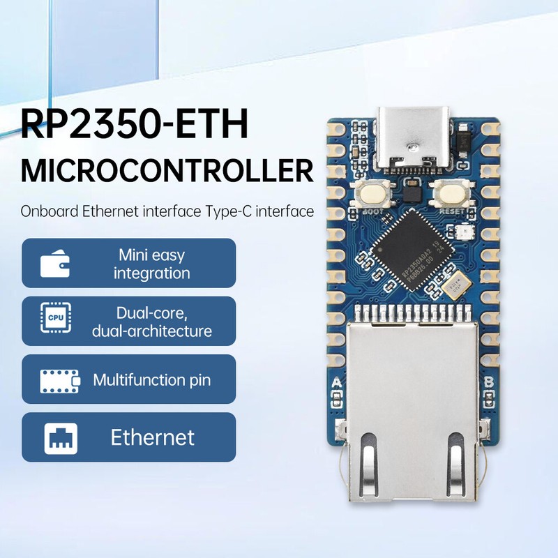 RP2350-Zero RP2350-Plus RP2350-ETH Raspberry Pi Development Board ARM Cortex-M33