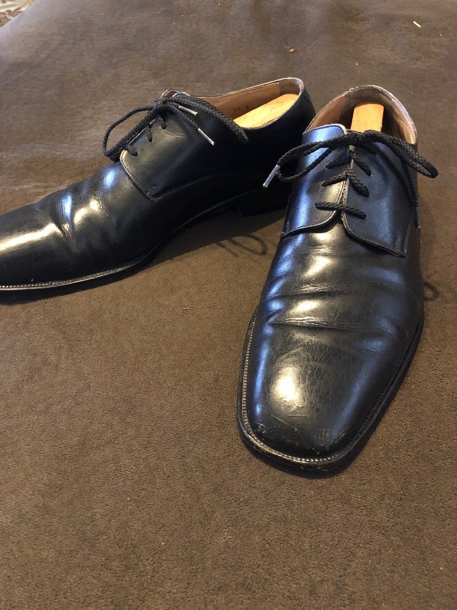 Bally Carmen Men Black Leather. Oxford Dress Shoes. Made In  display picture 1