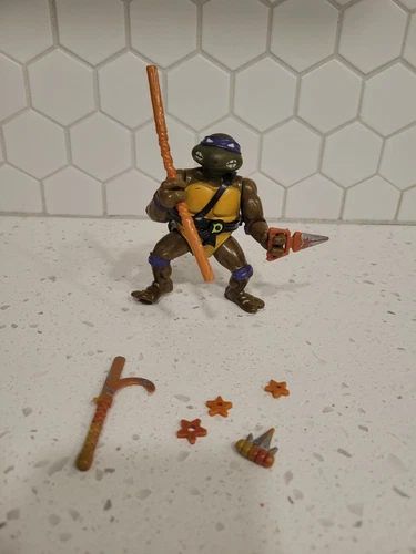 Vintage TMNT 1988 DONATELLO Teenage Mutant Ninja Turtles Figure Near Complete