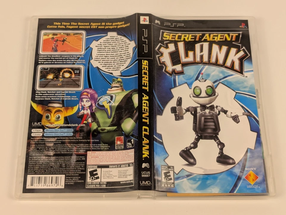 Secret Agent Clank (Sony PSP, 2008)➡️CIB Complete - Tested  & Working 🎮 - Image 4 of 4