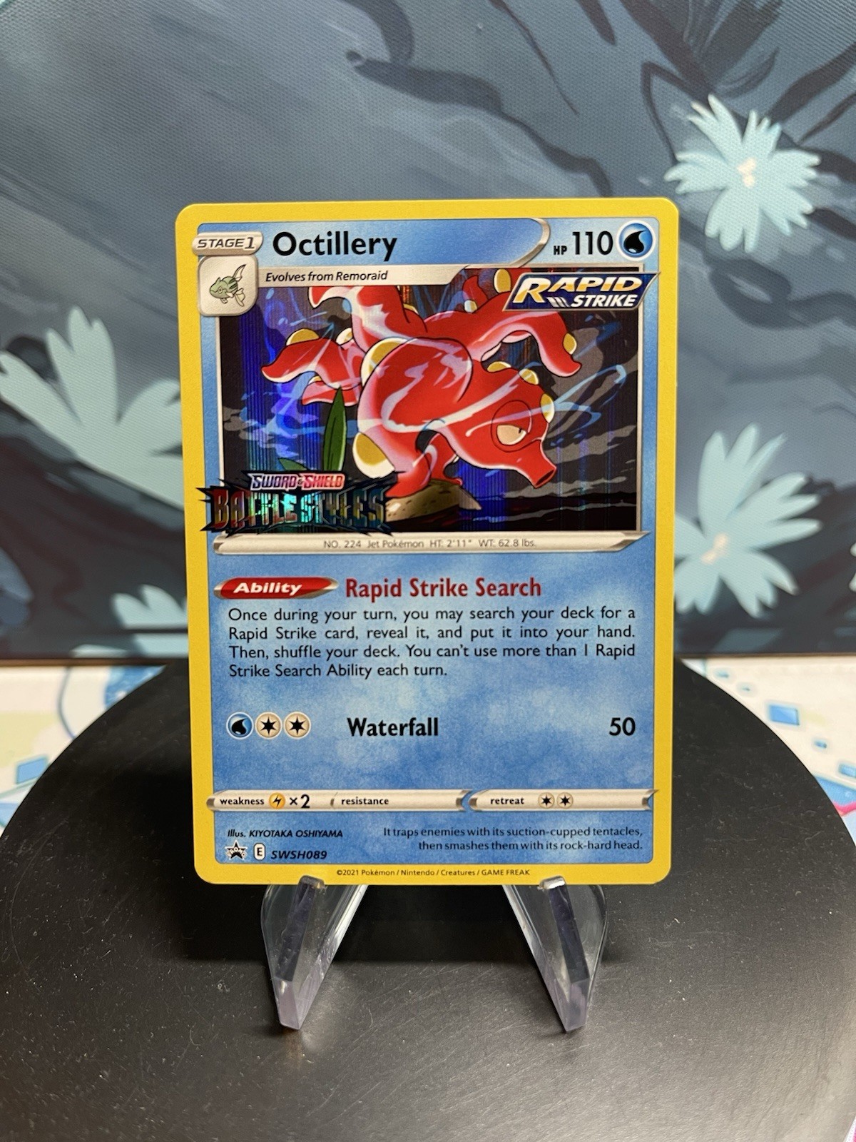 Pokemon Octillery (Prerelease) SWSH089 SWSH: Sword & Shield Promo Cards Holo NM