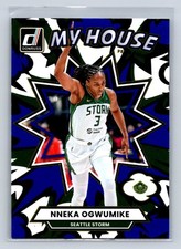 2025 Panini Donruss WNBA Nneka Ogwumike My House Press Proof Blue 7