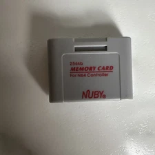 256KB N64 Controller Memory Card Nintendo Nuby Brand