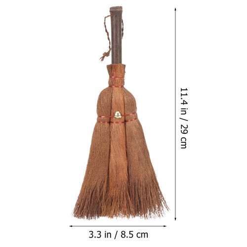Brown Removal Brush Office Small Broom Duster Mini Cleaning - Picture 5 of 12
