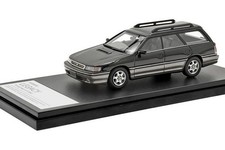 Hi-Story 1/43 Subaru Legacy Touring Wagon GT 1992 Black Mica Diecast Model