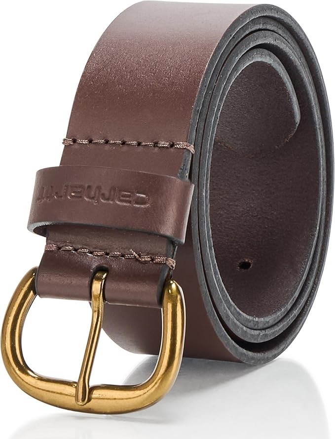 Carhartt - Womens Bridle Leather Debossed Keeper Belt Brown XXL 5290₽