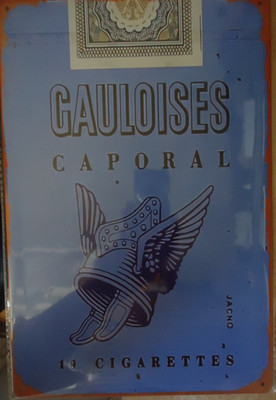 Retro Blechschild  CAULOISES  CIGARETTES   20 x 30 cm