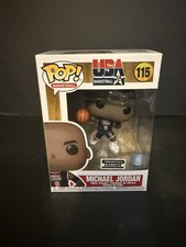 FUNKO POP ! MICHAEL JORDAN 115 HOBBIESTOCK EXCLUSIVE USA BASKETBALL K01
