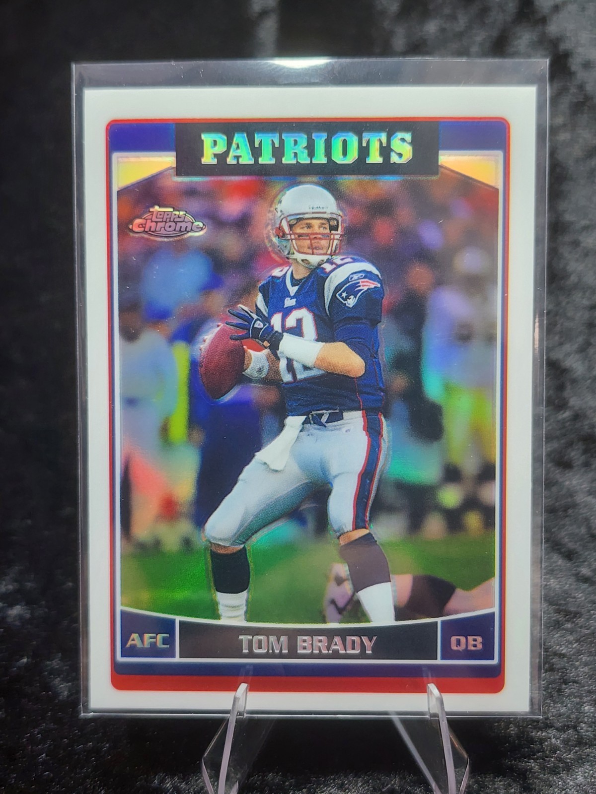 2006 Topps Chrome Refractor - TOM BRADY #106