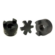 1/2" to 7/8" L095 Flexible 3-Piece L-Jaw Coupling Coupler Set Rubber Spider