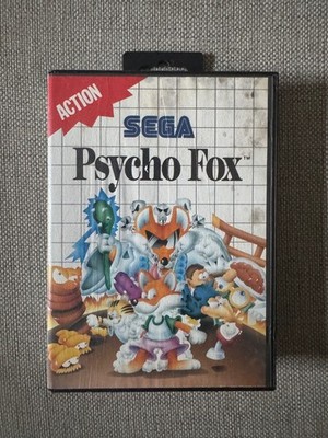 Master System PSYCHO FOX Boxed & Complete Sega PAL REGION FREE (Works in US)