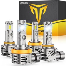 FAHREN H11 9005 80000LM 6500K LED Headlight/Fog Light Bulbs 4-Pack