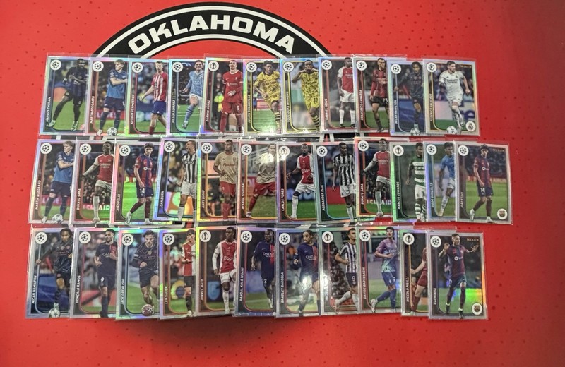 (34) 2024 Topps Merlin Soccer REFRACTOR Card Lot