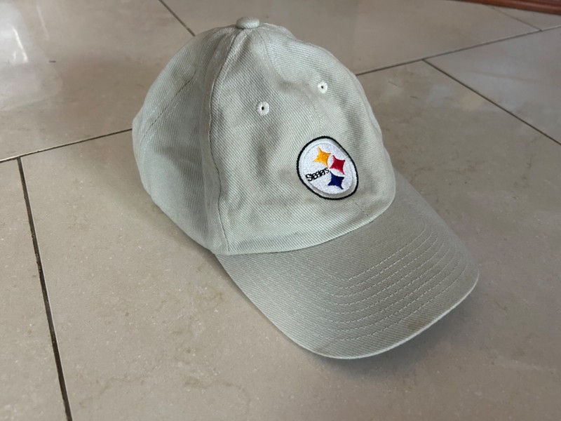 Steelers Baseball Hat Gray NFL Licensed - Excellent Condition