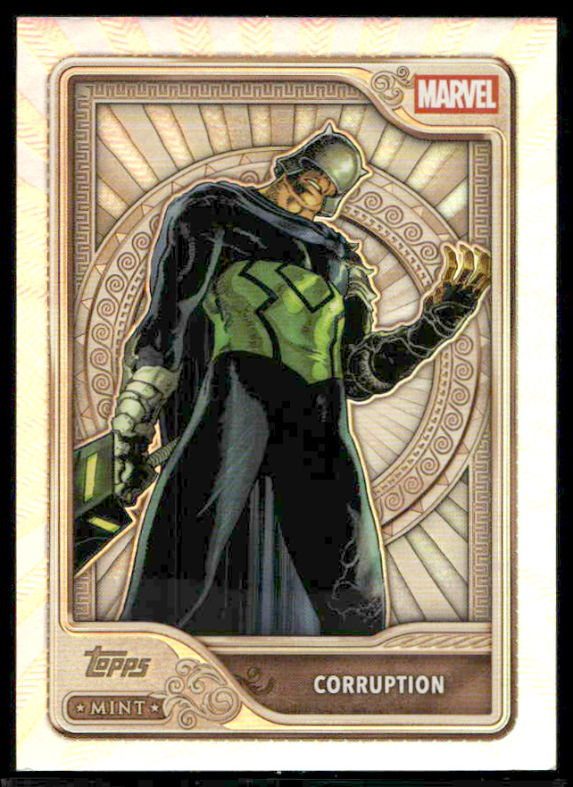 2026 Topps Mint Marvel Corruption Bronze Refractor Card #11