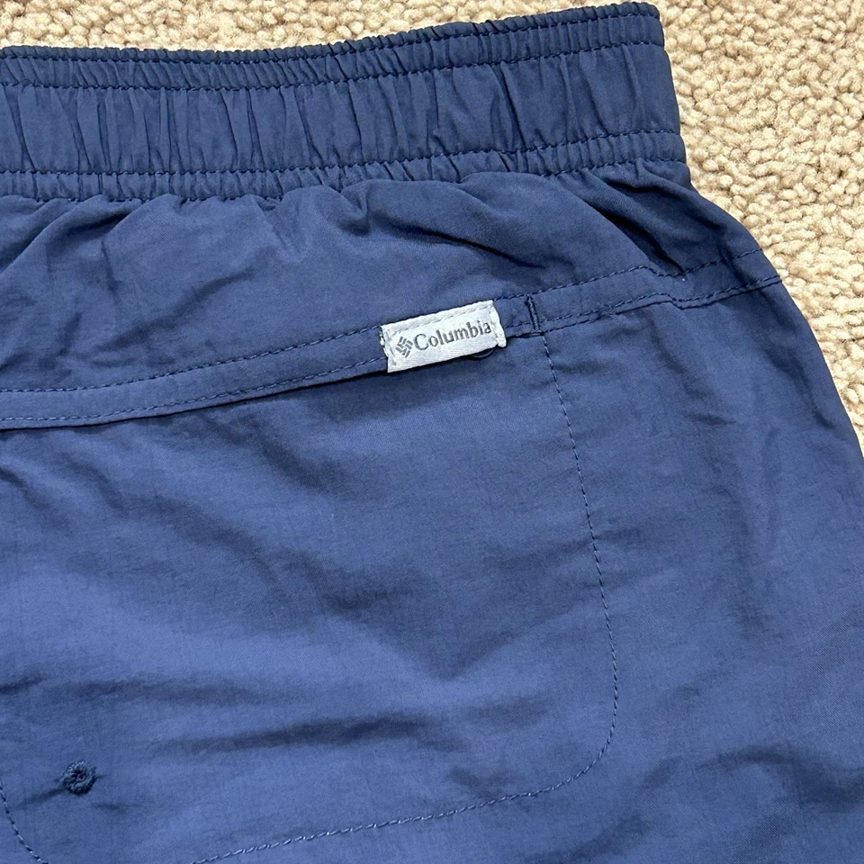 Pantalones Cortos de Senderismo Columbia Gorpcore De Colección Azul Marino 5 Pulgadas Entrepierna Talla M Foto 3 de 4