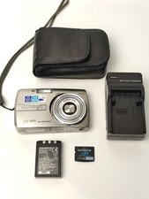 Olympus mju 1000 Digital Camera 10MP All Weather Compact Case Battery xD Card
