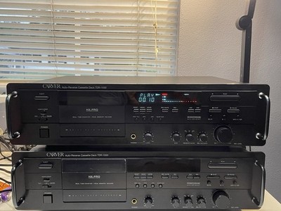 CARVER TDR-1550 Stereo Cassette Deck SERVICED w. Remote | eBay
