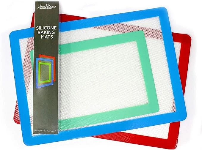 Jean-Patrique Set of 3 Silicone Mats for Baking - Macaron Reusable Baking Sheets
Opens in a new wind
