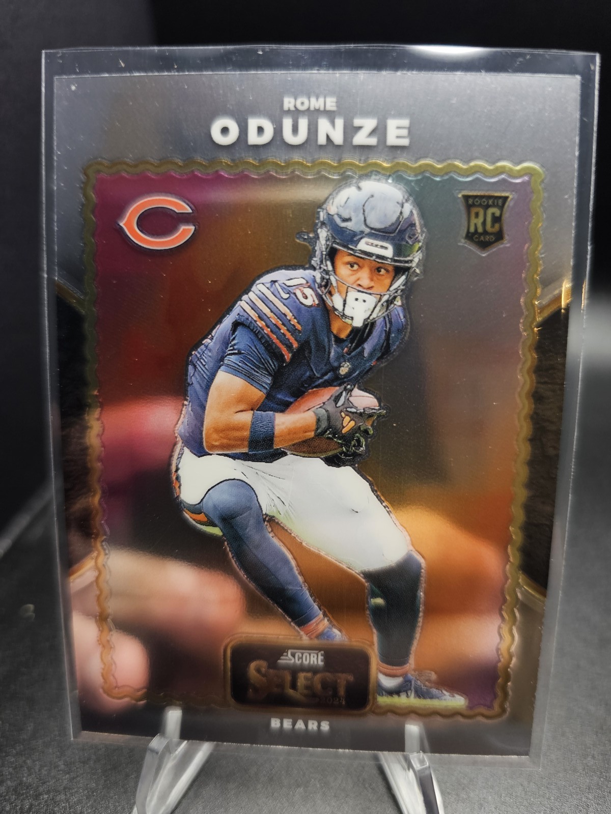 2024 Panini Select Rome Odunze RC Score Select Throwback #18