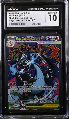 Pokemon Mega Charizard X ex Ultra-Premium Coll. Promo #023 CGC 10 Gem Mint