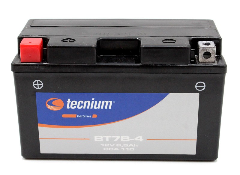 Batterie TECNIUM BT7B-4 12V 6.5Ah étanche et résistante aux vibrations