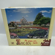MB Puzzle Government Gardens Rotoura New Zealand 1000 Piece 2006 Used