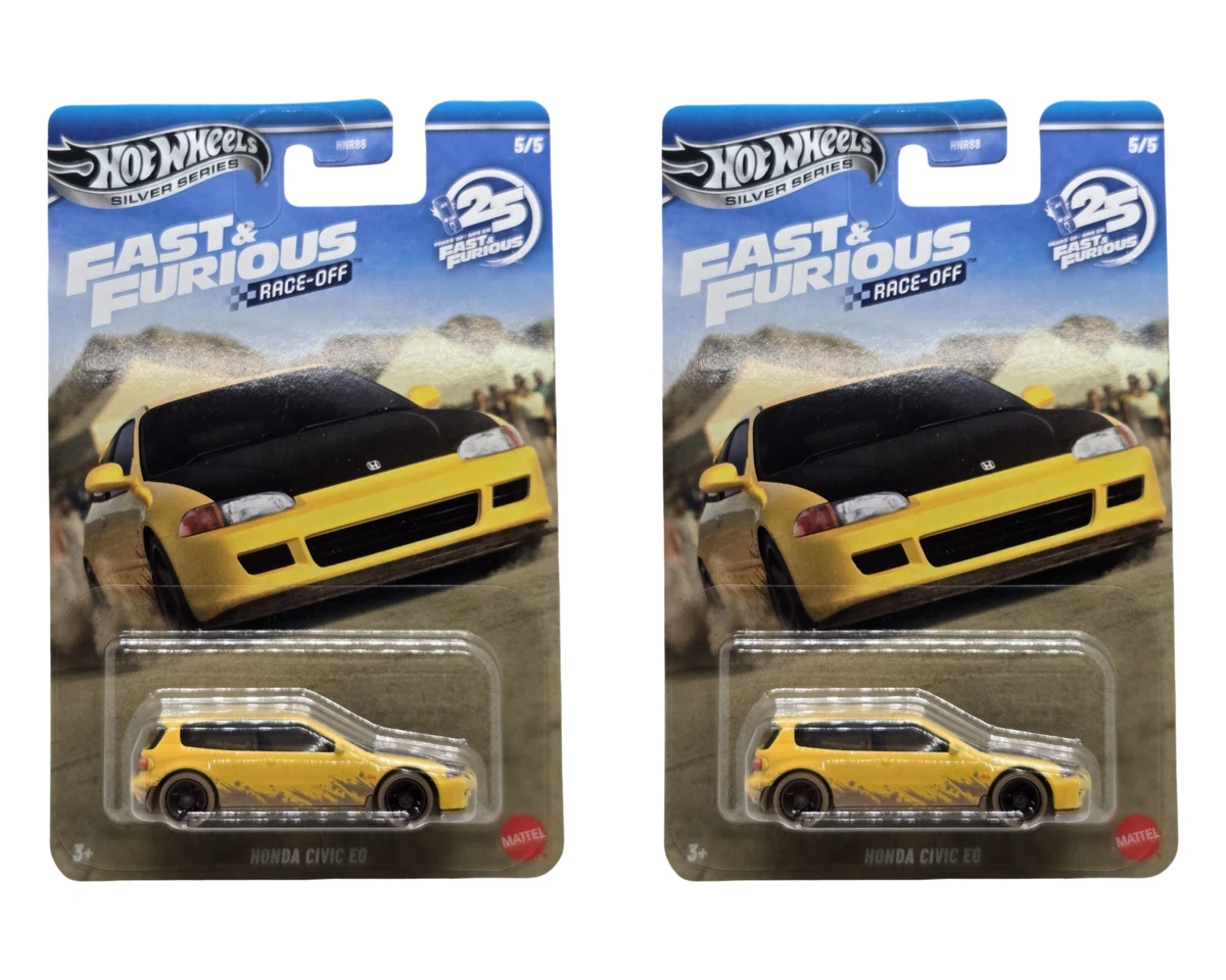 Hot Wheels Fast & Furious シビック他5台 Hot Wheels Fast & Furious Honda Diecast Cars, Trucks & Vans for