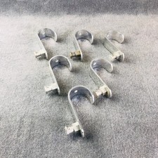 6 Manfrotto U-Hook For Super Clamp System Italy Heavy Duty  Good Used  Silver