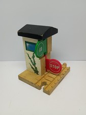 Thomas  Friends Wooden Railway Crossing Gate Signal Tower 2001 Gullane
