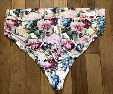 Plus Size 22/24 Lane Bryant Cacique Comfort Bliss French Cut Thong Cream Pink