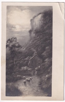 Yat Rock Symonds Yat Chic Serie Elmer Keene RPPC Postkarte Wye Valley Schafansicht