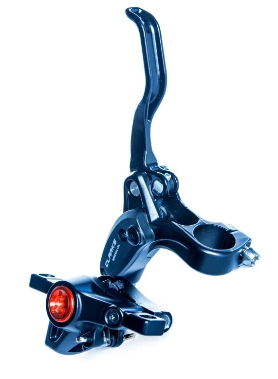 Clarks Cycle Systems: freno de disco trasero hidráulico M2 negro 160 mm-negro - 160 mm Foto 2 de 4