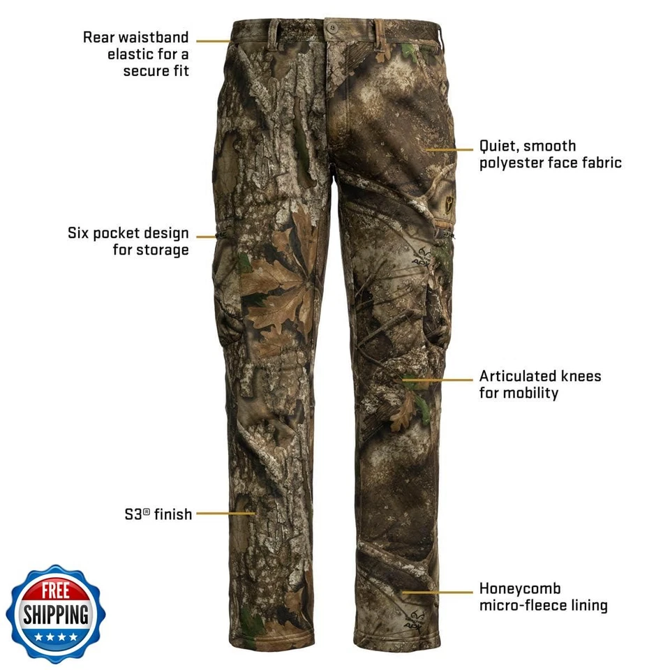 SCENTBLOCKER Shield Series Silentec Midweight Pants, Camo Hunting Clothing fo - Image 4 of 4