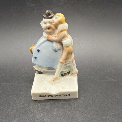 Fat Man Lady Schafer Vater German Character Doll Antique Miniature Bisque 1920