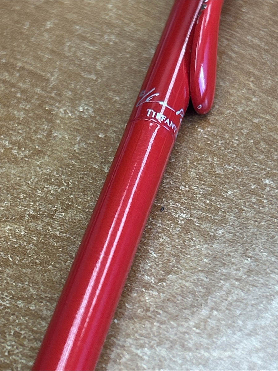 Tiffany and Co. Elsa Peretti Red Lacquer Ballpoint Pen Used | eBay