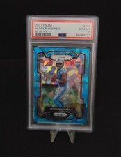 Hendon Hooker 2023 Prizm Rookie! Blue Ice /99 PSA 10 Gem Mint Detroit Lions!
