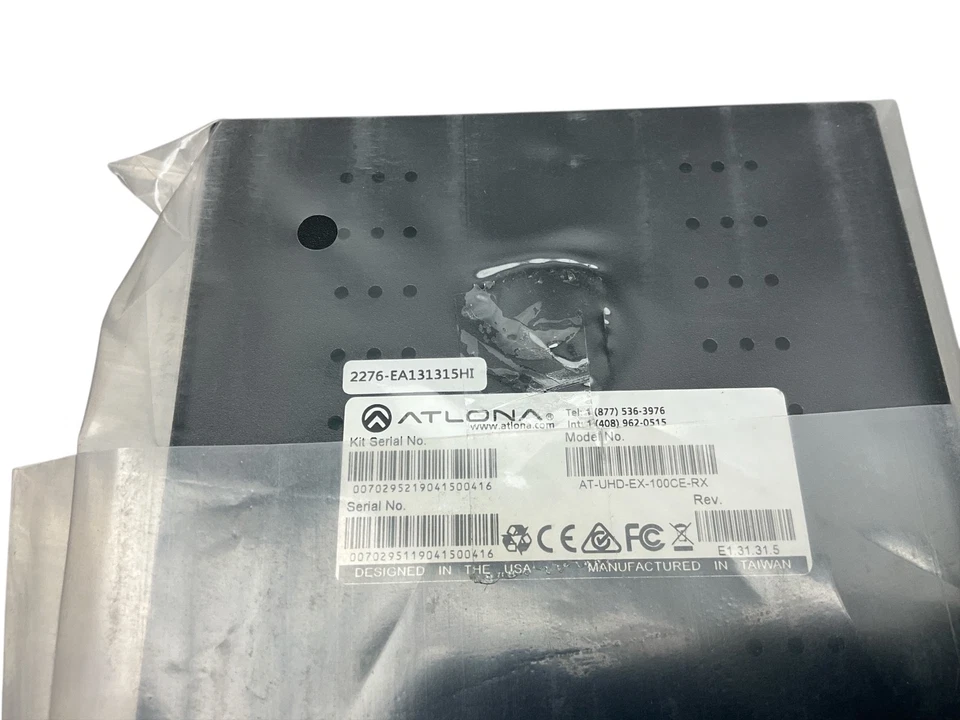 Atlona AT-UHD-EX-100CE-Kit, 4K/UHD HDMI over 100m HDBaseT TX/RX Extender Kit - Image 4 of 4