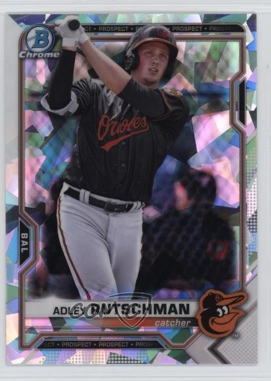 2021 Bowman Chrome Prospects Atomic Refractor Adley Rutschman #BCP-121 1dl2