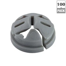 Halex Non Metallic Push In Connector Fits 3/8 in. 1/2 in. Knockouts 100 Pack