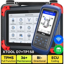 XTOOL D7 Car Bidirectional Scanner Diagnostic Coding Tool TP150 TPMS Programmer