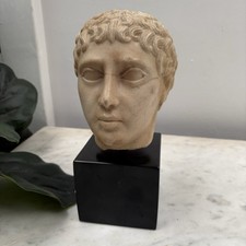 RARE BROOKLYN MUSEUM / MMA MARBLE BUST STATUE OF A HELLENISTIC YOUNG YOUTH